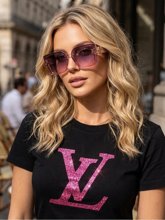 Louis Vuitton Accessories - Louis Vuitton Purple Gradient Square Sunglasses